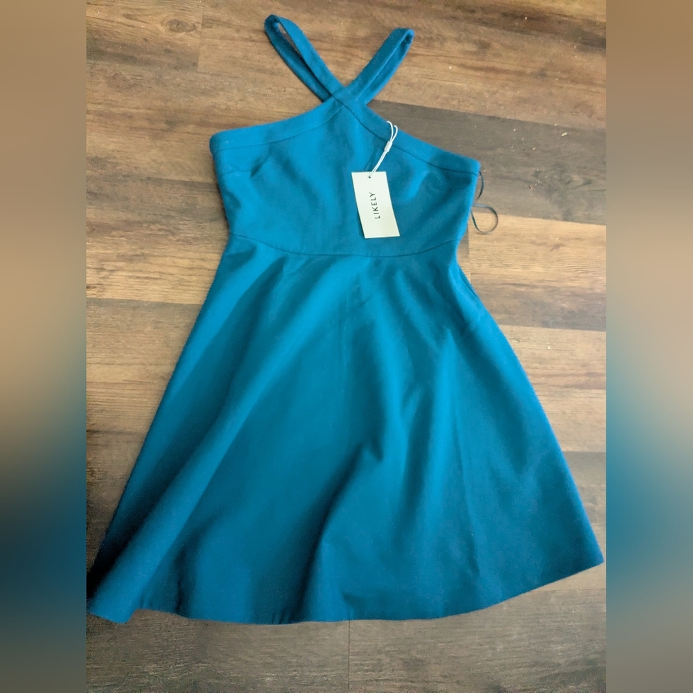 Gorgeous Teal Party Dress Brand New By Likely Size 6